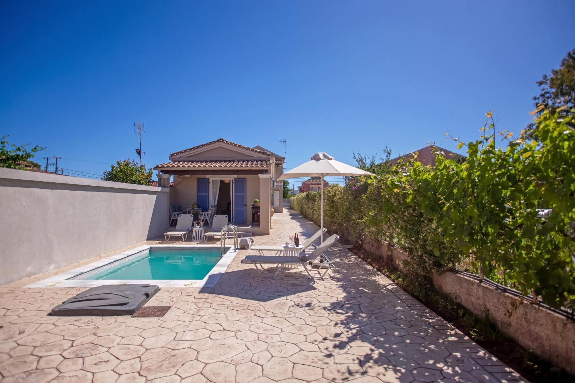 Cosmos Villas Angelina Agios Georgios  Bagian luar foto